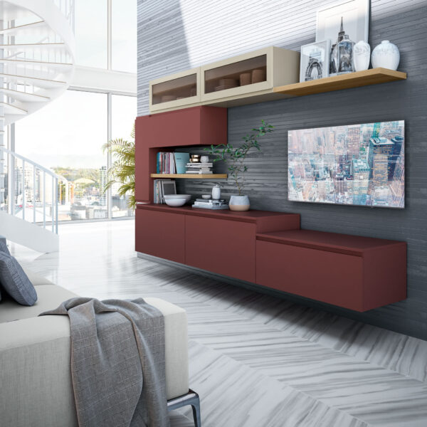 creo jeyFeel kitchens burgundy light wood3