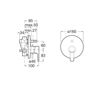 Roca μπαταρία A5A2A09C00_cycle