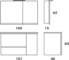 Zebis Bathroom Furniture Categories Smile Smile 100 2